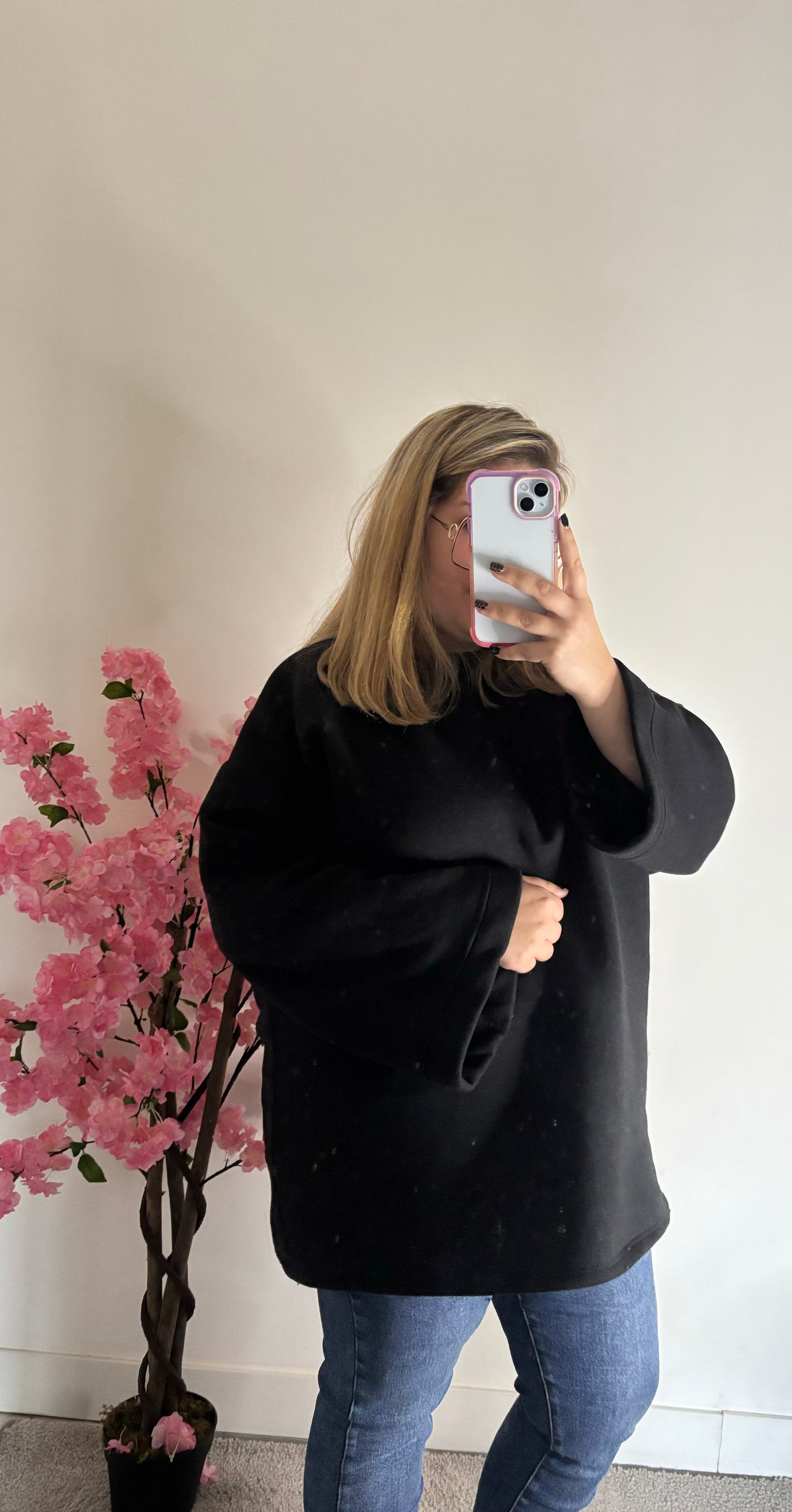 Pull OVERSIZE noir